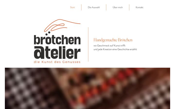 Screenshot of broetchenatelier.at