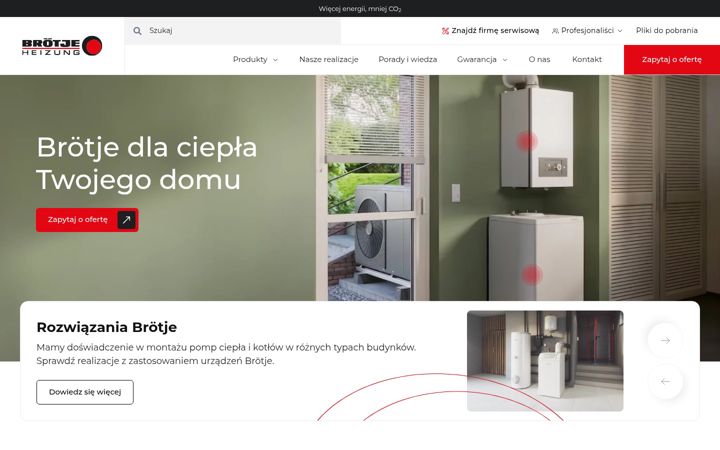 Screenshot of broetje.pl