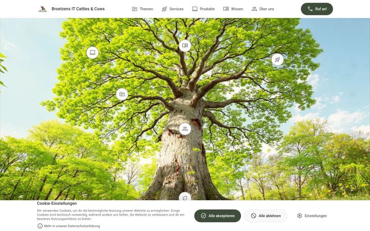 Screenshot of broetzens.de