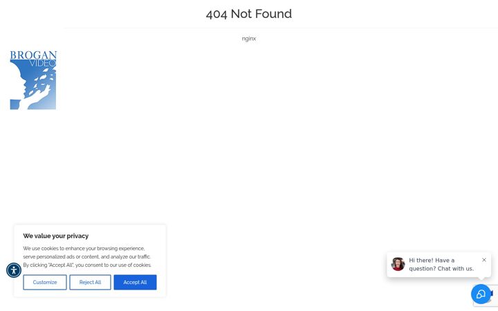 Screenshot of broganvideo.com