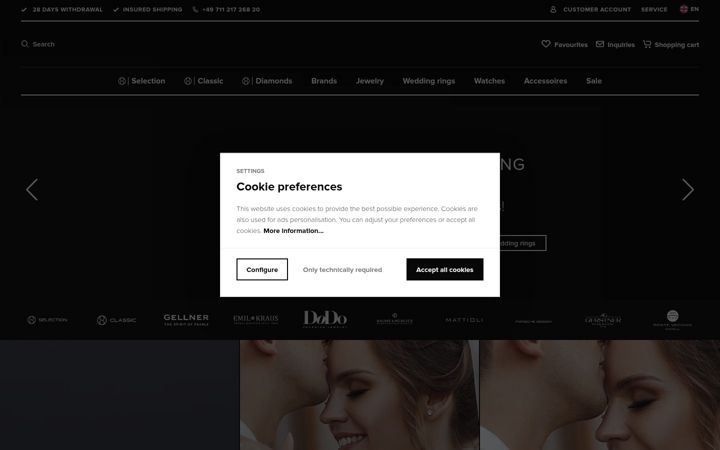 Screenshot of brogle.com