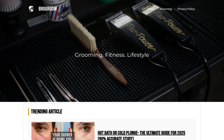 Screenshot ta' brogroom.in