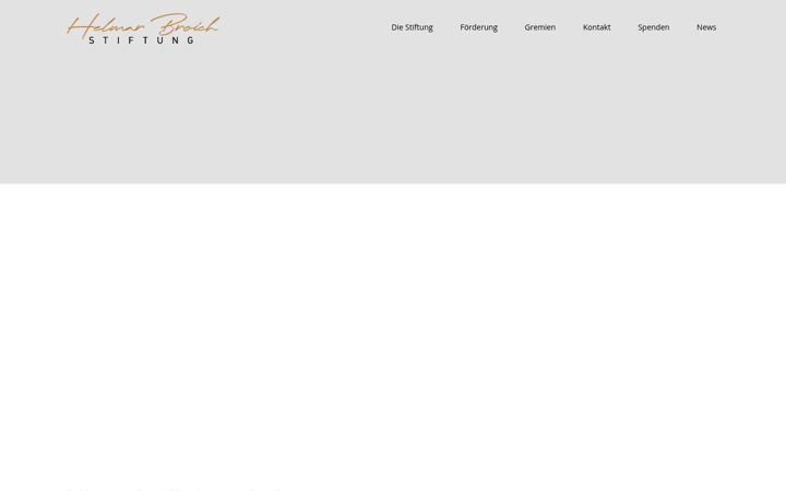 Screenshot of broich-stiftung.de