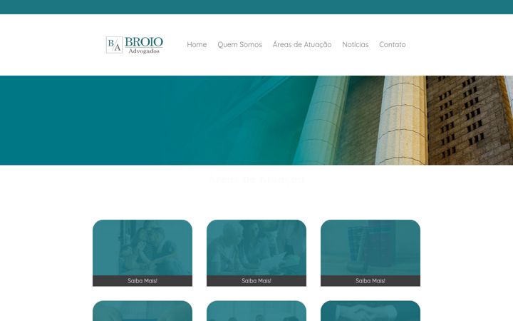 Captură de ecran a broioadvogados.com.br