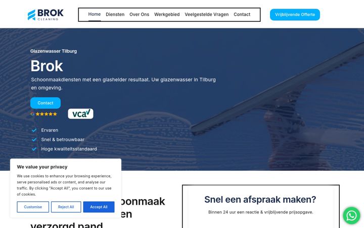 Zrzut ekranu brokcleaning.nl