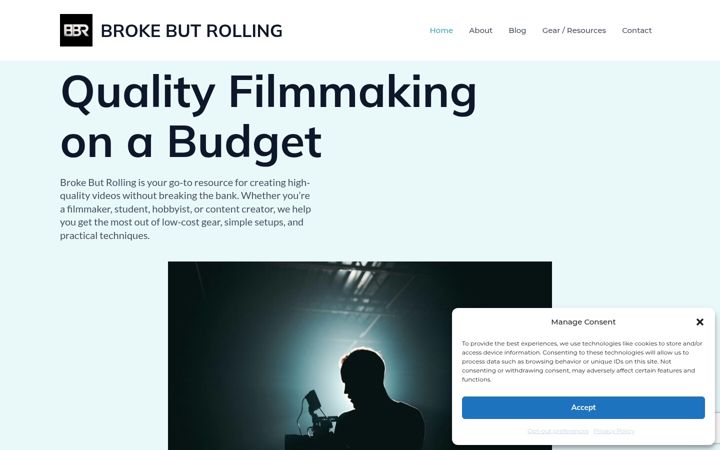 Screenshot of brokebutrolling.com