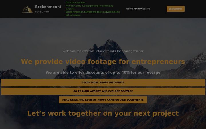 Screenshot of brokenmount.com