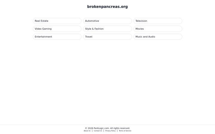 Screenshot of brokenpancreas.org