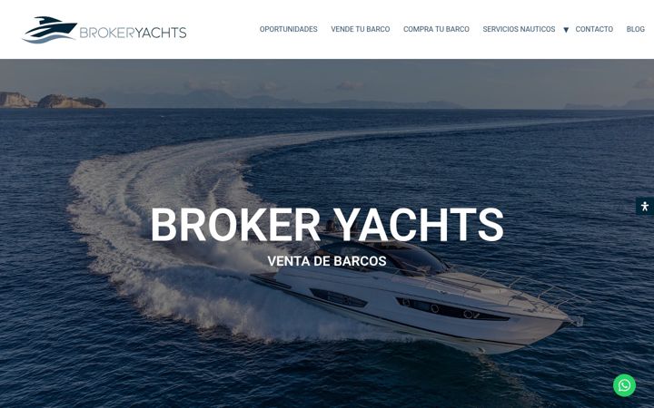 Screenshot of broker-yachts.es