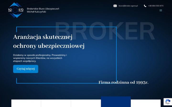 Screenshot of broker.zgora.pl