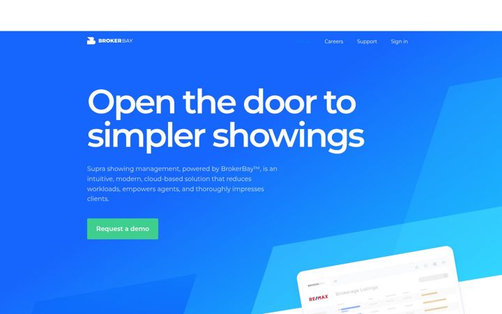Screenshot of brokerbay.com