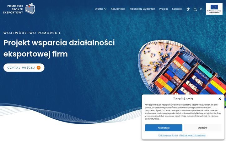 Képernyőkép: brokereksportowy.pl