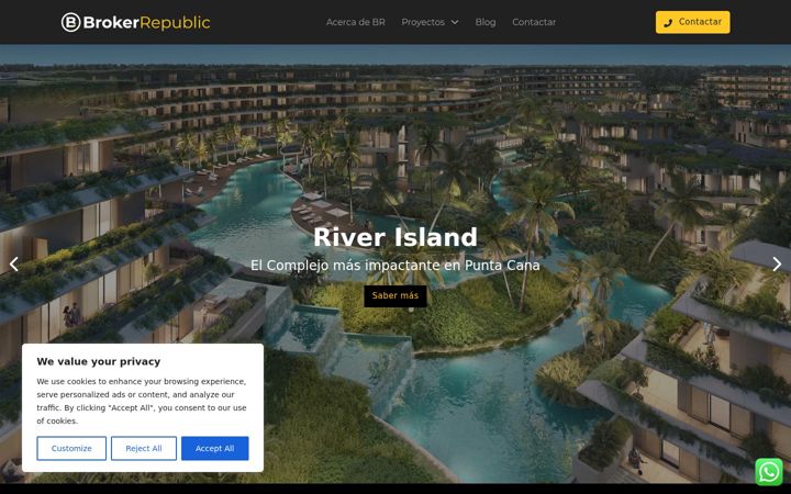 Screenshot of brokerepublic.com