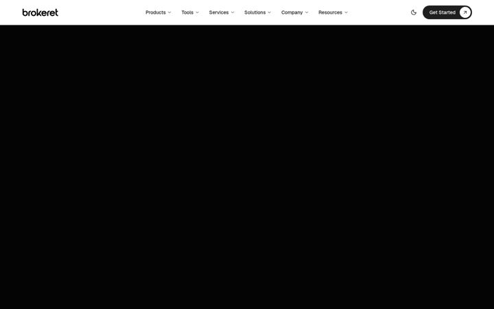 Screenshot of brokeret.com