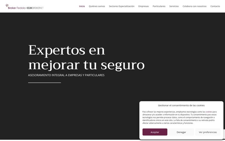 Screenshot of brokerfedola.com