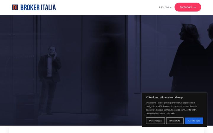 Screenshot of brokeritalia.eu