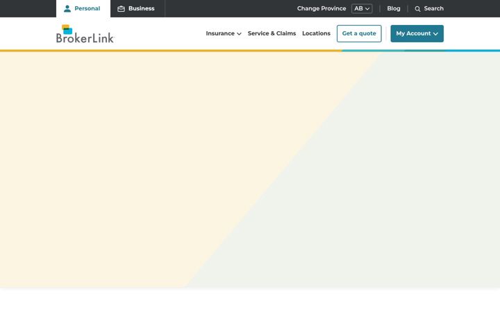 Screenshot of brokerlink.ca