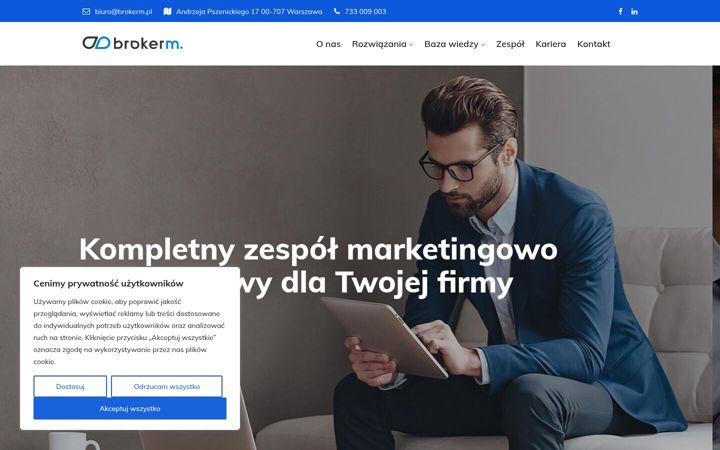 Screenshot of brokerm.pl