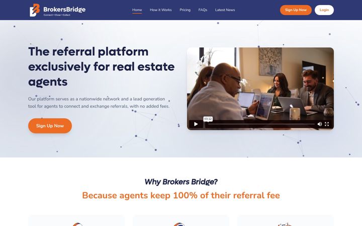 Screenshot of brokersbridge.com