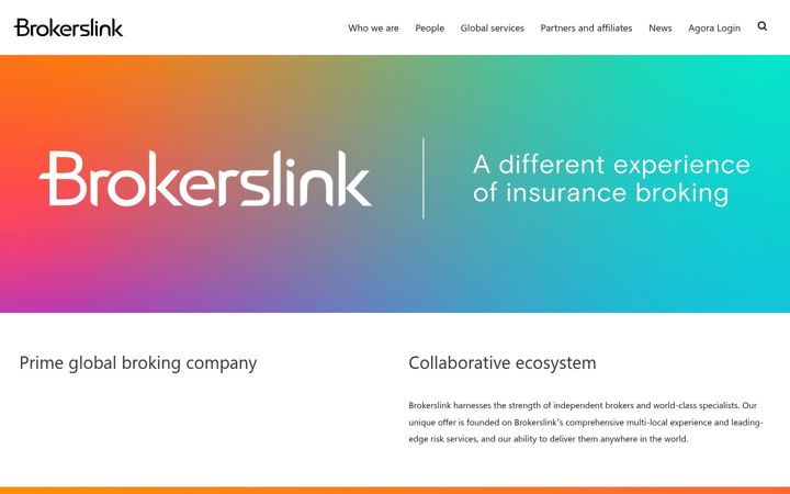 Screenshot of brokerslink.com