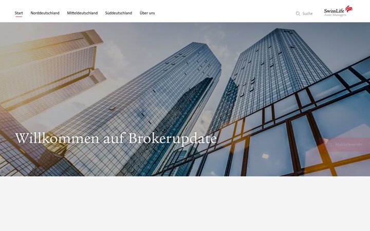 Screenshot of brokerupdate.de