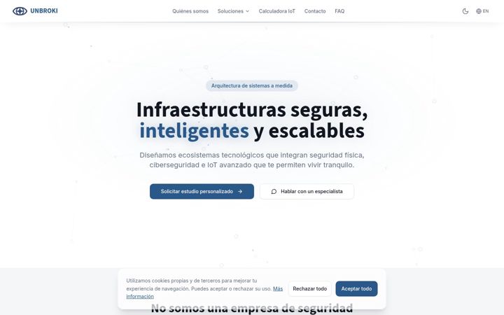 Screenshot of broki.es