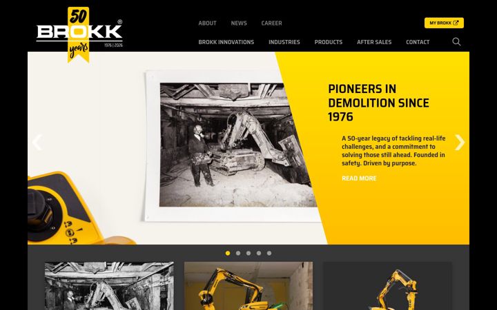Screenshot of brokk.com