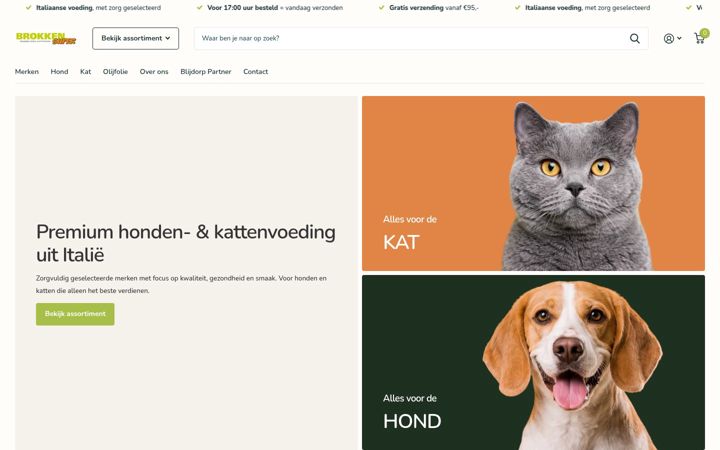 Screenshot of brokkensuper.nl