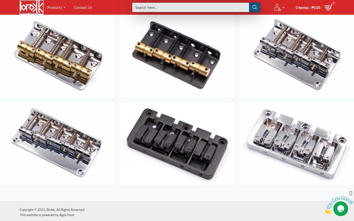 Screenshot of brokkhardware.com