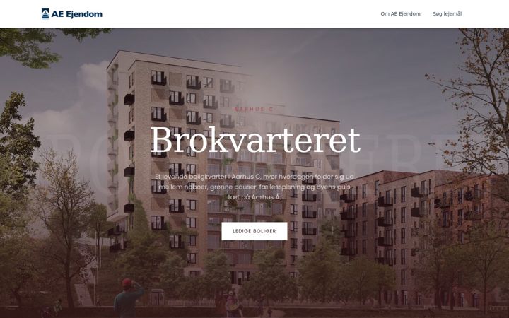 Screenshot of brokvarteret.dk