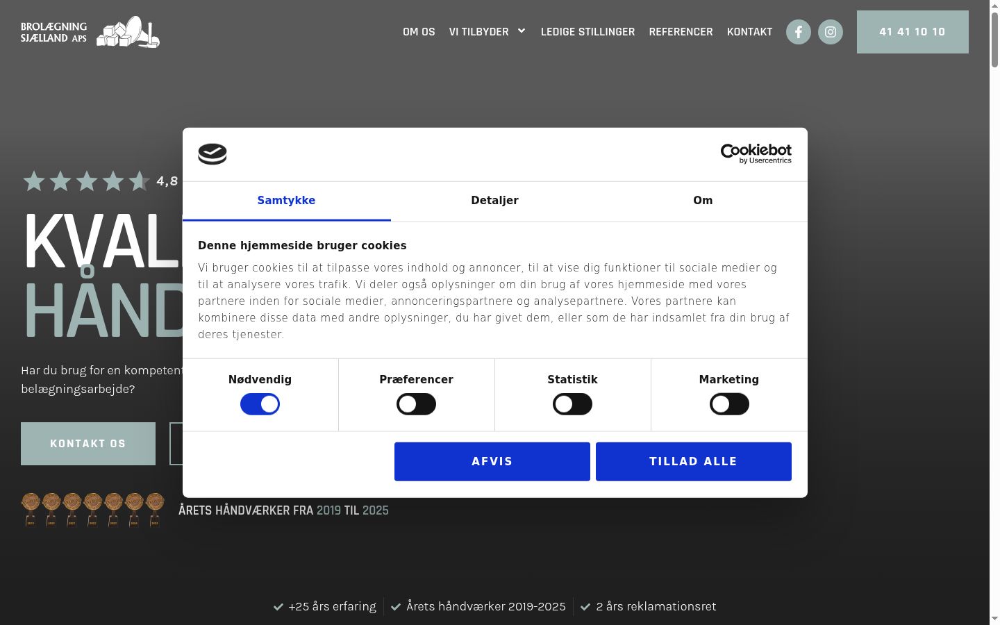 Sutikimo reklamjuostės, rodytos prieš bet kokią sąveiką, ekrano kopija