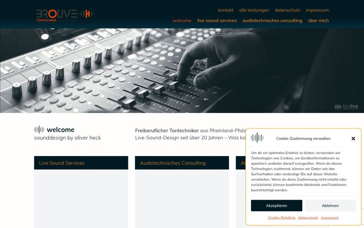 Screenshot of brolive.de