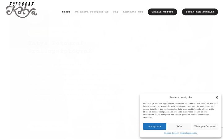 Screenshot of brollopsfotomalmo.se