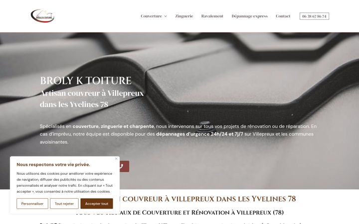 Screenshot του brolyk-toiture.fr