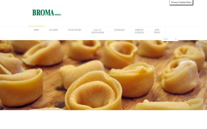 Screenshot of bromaservice.it