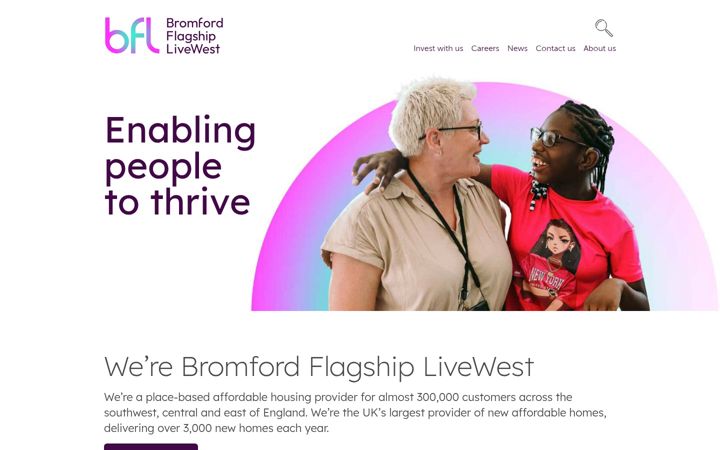 Screenshot of bromford-flagship.co.uk