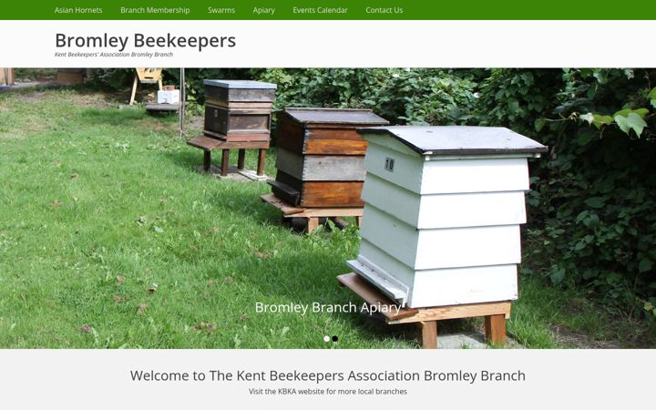 Screenshot of bromleybeekeepers.org.uk
