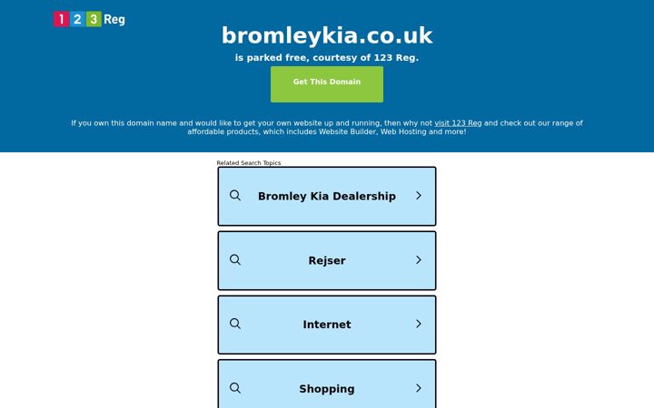 Screenshot of bromleykia.co.uk