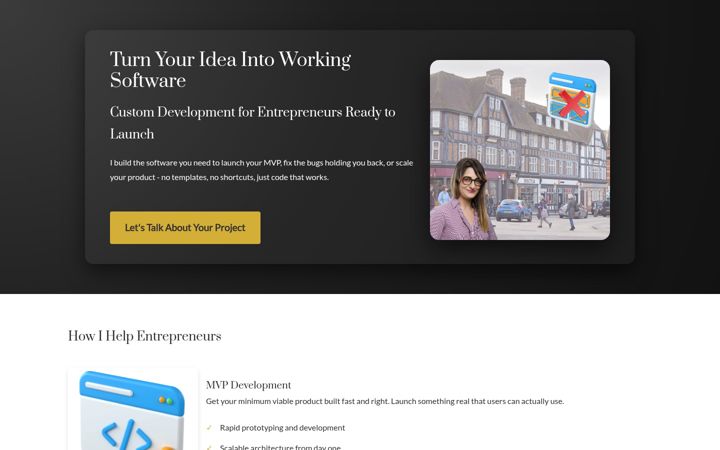 Screenshot of bromleywebworks.co.uk