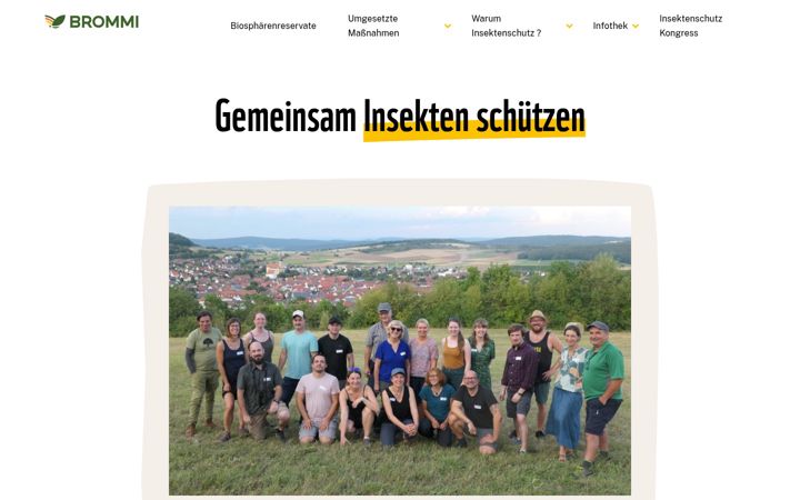 Screenshot of brommi.org