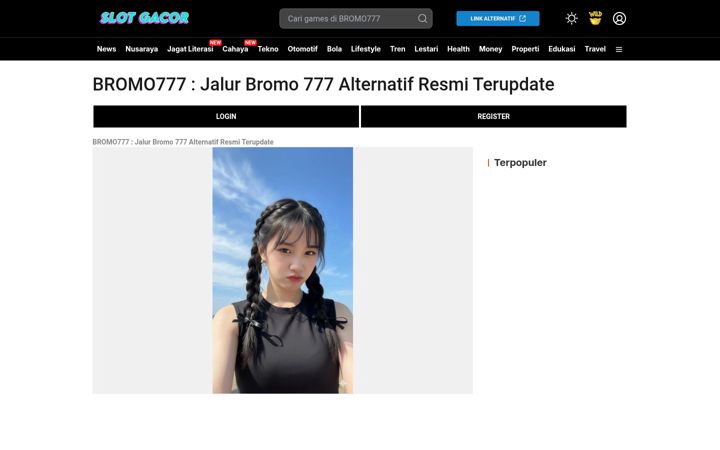 Screenshot of bromo777.jp.net