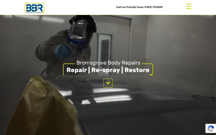 Screenshot of bromsgrovebodyrepairs.co.uk