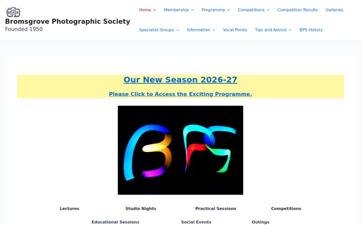 Screenshot of bromsgroveps.com