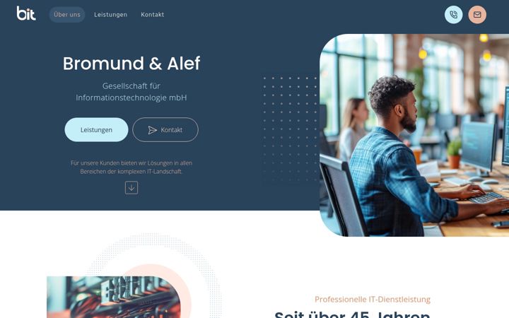 Screenshot of bromund.de