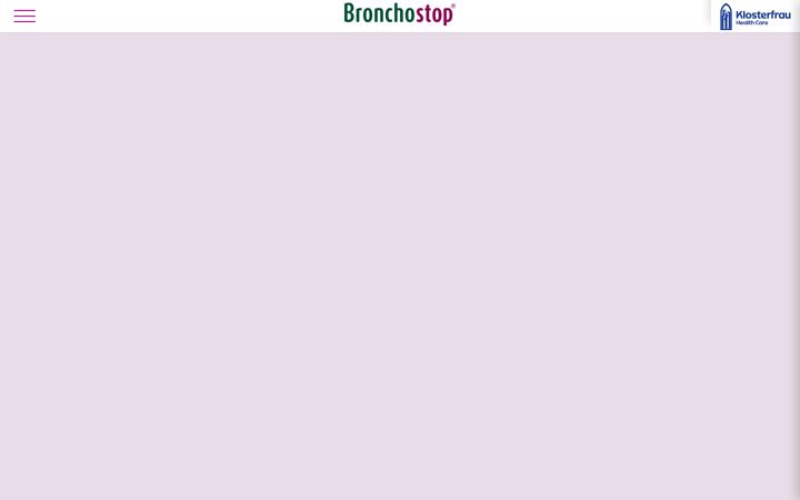 Screenshot of bronchostop.de