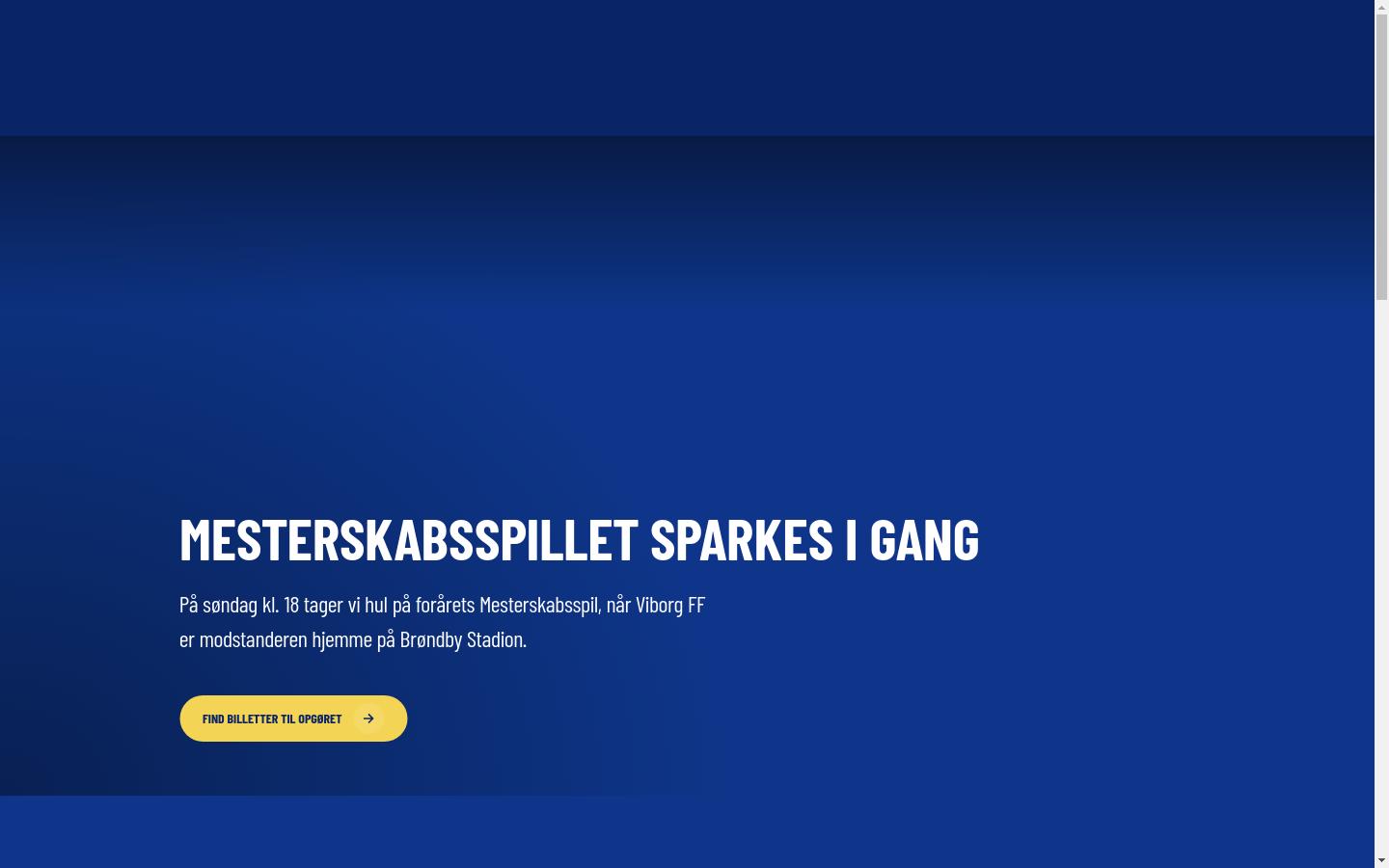 Screenshot of brondby.com