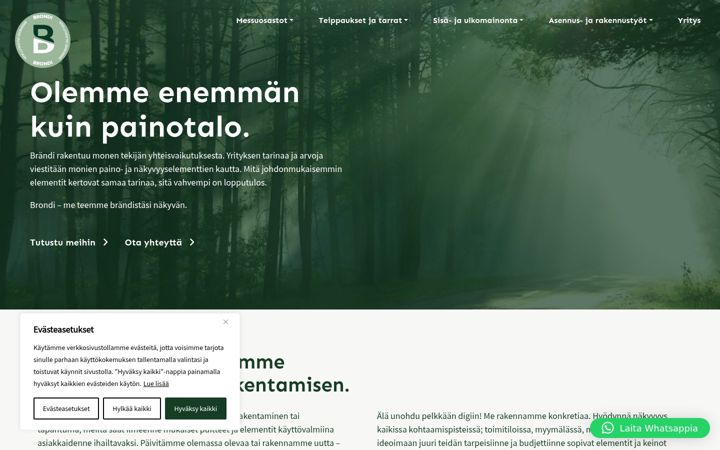 Screenshot of brondi.fi