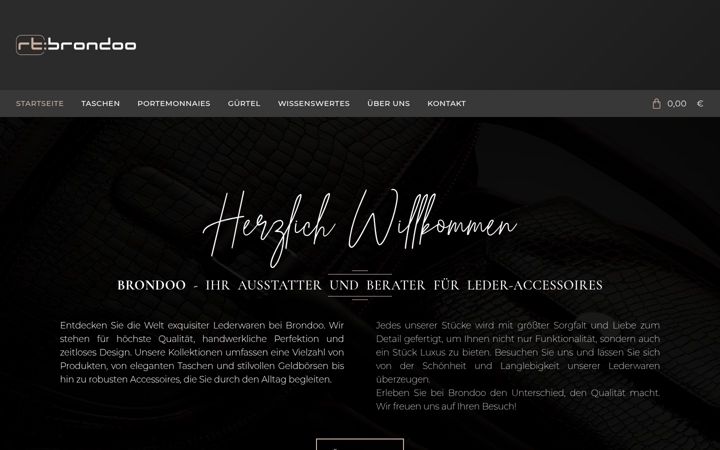Screenshot of brondoo.de