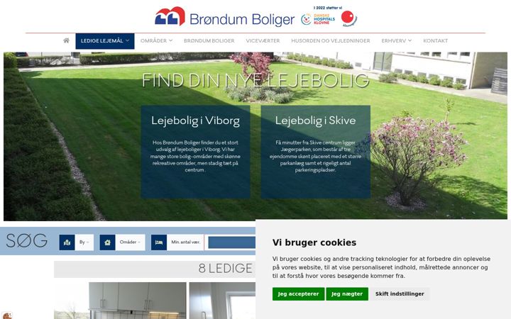 Screenshot of brondum-boliger.dk