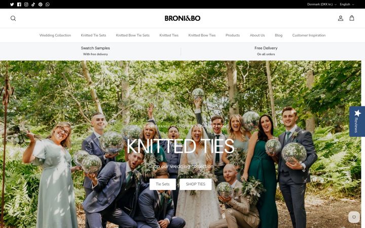 Screenshot of broniandbo.com